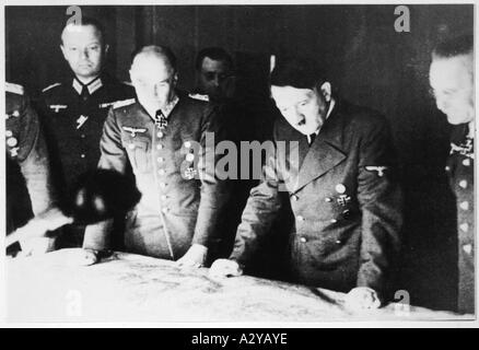 Hitler Von Brauchitsch Banque D'Images