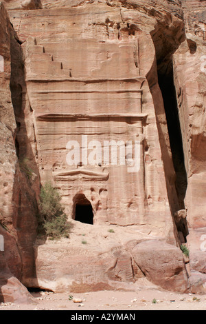 Tombes anciennes, Petra, Jordanie, Moyen-Orient Banque D'Images