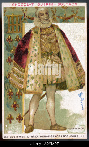 Henri IV 1600 Costume Banque D'Images