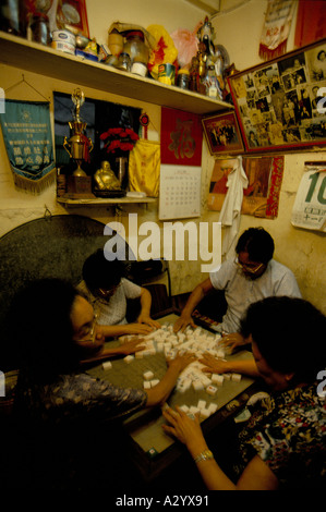 Comment jouer à Mahjong hong kong Banque D'Images