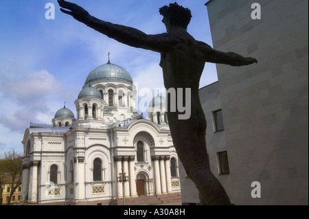 La Cathédrale de l'Archange Michael Kaunas Lithuanie Banque D'Images