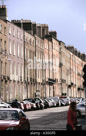 L'architecture géorgienne autour de dublin Merrion Square 1999 Banque D'Images