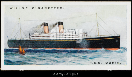 Steamship Doric Banque D'Images