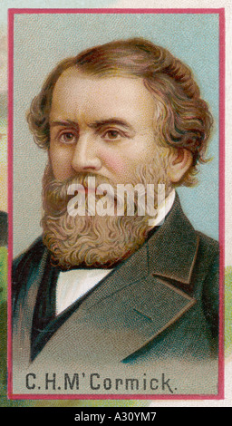 Cyrus Mccormick W Invent Banque D'Images