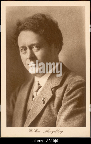 Willem Mengelberg Postcd Banque D'Images