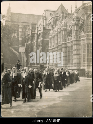 Procession des juges Banque D'Images