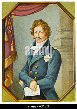 Louis ier de Bavière Miniatu Banque D'Images