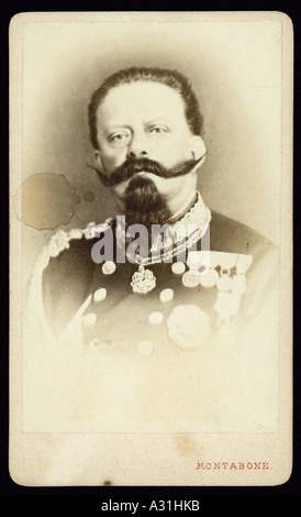 Léopold II de Belgique Cdv Banque D'Images