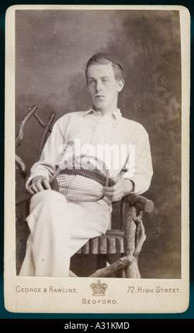 Photo avec Racquet Banque D'Images