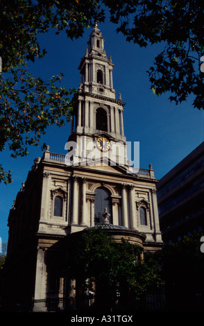 Église paroissiale de Saint Mary-le-Strand, London, WC2 UK Banque D'Images