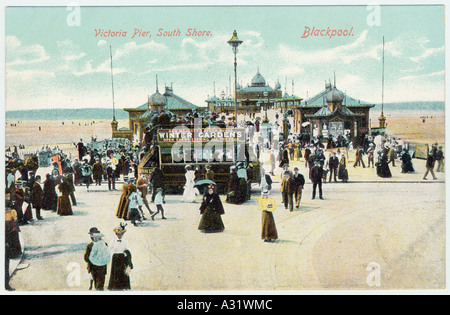 Blackpool Victoria Pier Banque D'Images