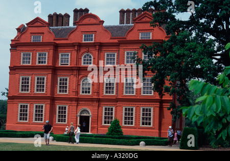 Kew Palace, vu de l'avant, les jardins de Kew, Surrey, UK Banque D'Images