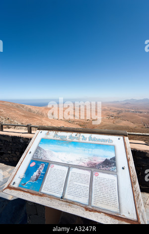 Point de vue sur un paysage typique de Betancuria Parc Rural, Fuerteventura, Îles Canaries, Espagne Banque D'Images