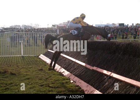 Heythrop Hunt Point à l'autre Dunthrop Chipping Norton Oxfordshire Banque D'Images