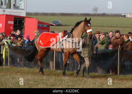 Heythrop Hunt Point à l'autre Dunthrop Chipping Norton Oxfordshire Banque D'Images