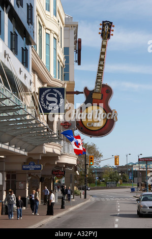 Hard Rock Cafe, Ville de Niagara Falls, Ontario, Canada Banque D'Images