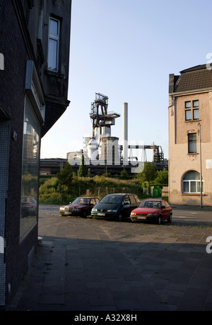 ThyssenKrupp Smelting Works à Duisburg, Allemagne Banque D'Images