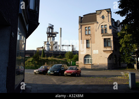 ThyssenKrupp Smelting Works à Duisburg, Allemagne Banque D'Images