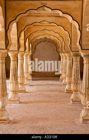 Fort Amber temple au Rajasthan Jaipur en Inde Banque D'Images