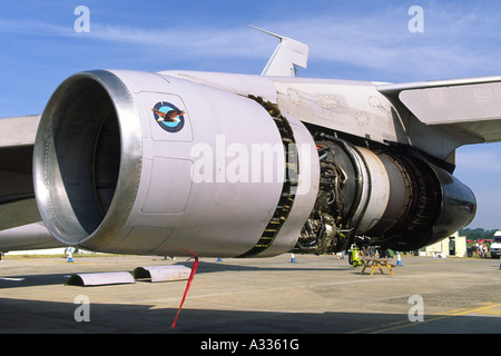 Boeing 707 Pratt & Whitney JT3B moteur à réaction détail Banque D'Images