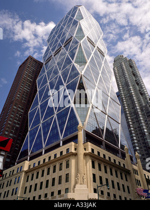 Hearst Tower, 300 West 57th Street, New York. 2006 Architecte : Foster and Partners Banque D'Images