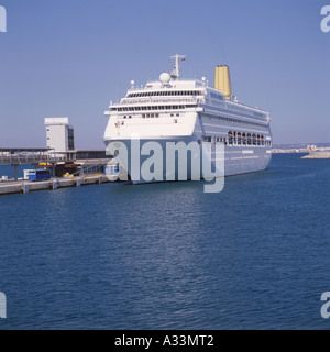 P O Ligne de Croisière Oriana dans le port de Palma de Majorque Îles Baléares Espagne 28 mai 2005 Banque D'Images