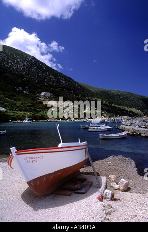 Donnant sur Zola Kefalonia Banque D'Images