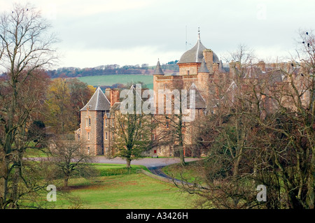 Thirlestane Castle, ancien siège des comtes et ducs de Lauderdale. Au nord de Galashiels dans la région des Borders, en Écosse Banque D'Images