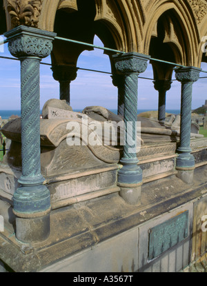 Grace Darling's tomb à st aidan's churchyard, bamburgh, Northumberland, England, UK. Banque D'Images