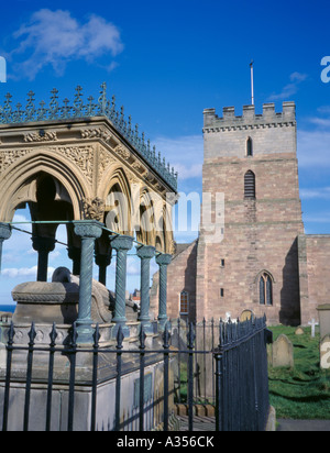 Grace Darling's horsley (1815-1842) tombe à st aidan's churchyard, bamburgh, Northumberland, England, UK. Banque D'Images