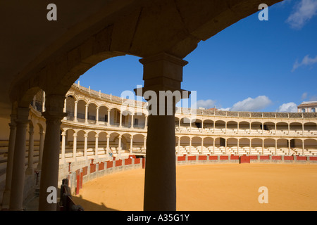 La province de Malaga andalousie arènes Ronda Espagne Banque D'Images