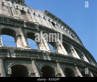 Le Colisée à Rome Italie Banque D'Images