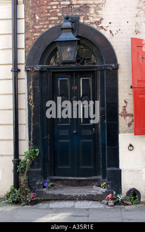 Dennis Severs House Porte Folgate Street London England UK Spitalfields Banque D'Images