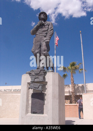 Général George Patton World War 2 WWII Memorial et musée dans le désert de Mojave en Californie Banque D'Images