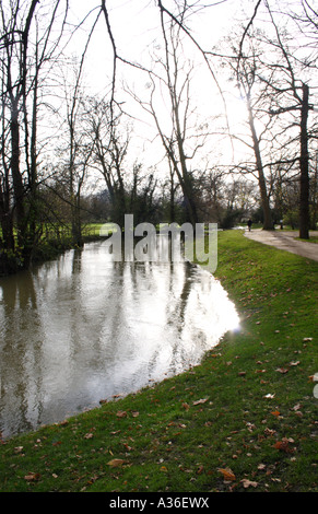 River Cherwell à Christ Church Meadow Oxford Banque D'Images