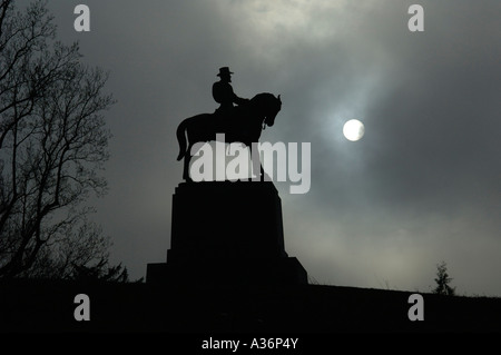 Gettysburg en Pennsylvanie a été un rôle de combat dans la guerre civile américaine Banque D'Images