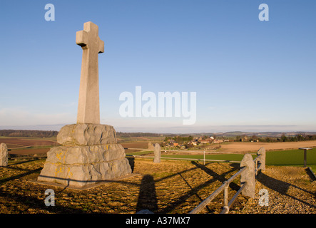 Champ de l'emplacement de l'Flodden la défaite des Ecossais en anglais 1513 près de Northumberland Branxton heritage trail a ouvert le site du mémorial 2004 Banque D'Images