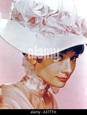 MY FAIR LADY 1964 CBS/Warner film avec Audrey Hepburn Banque D'Images