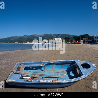 Roda Beach, Corfou (Kerkyra), îles Ioniennes, Grèce Banque D'Images