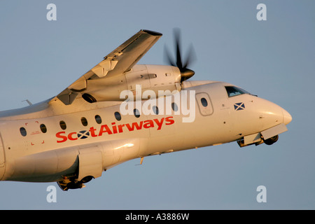 ScotAirways Dornier Do 328 110 Banque D'Images