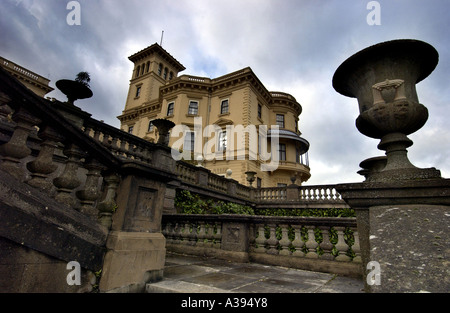 Osborne House Near East Cowes sur l'île de Wight le pays de retraite et de la famille accueil de la reine Victoria et Prince Albert Banque D'Images