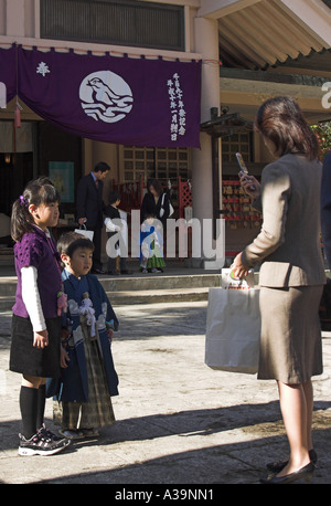 Shichi-Go-san, festival Utou culte, Aomori city Banque D'Images