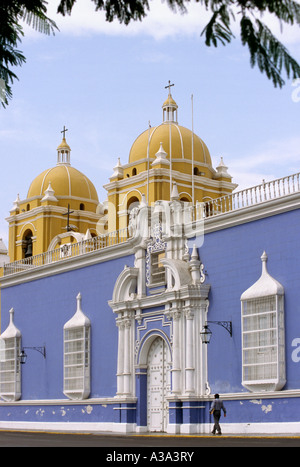 L'architecture coloniale - Trujillo, La Libertad, au Pérou Banque D'Images