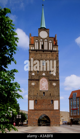 Allemagne Rostock Kröpeliner tor Banque D'Images