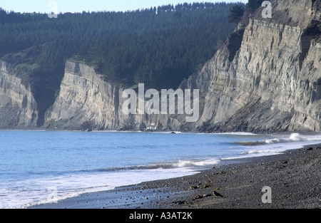 Le Seacoast près de Napier, Hawkes Bay Ile du Nord Nouvelle Zélande Banque D'Images