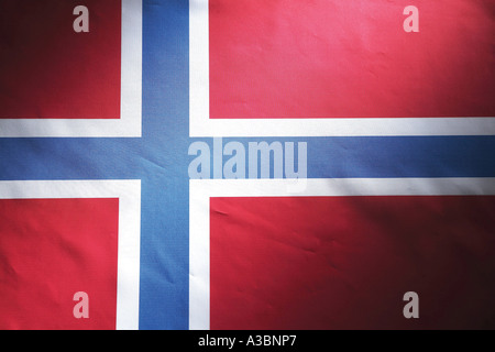 Drapeau national de la Norvège,national flag,Norvège,Norwegia Banque D'Images