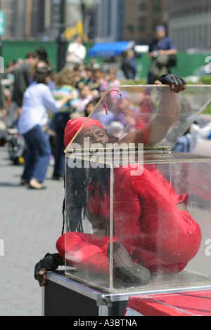 Contorsionniste performance, US Banque D'Images