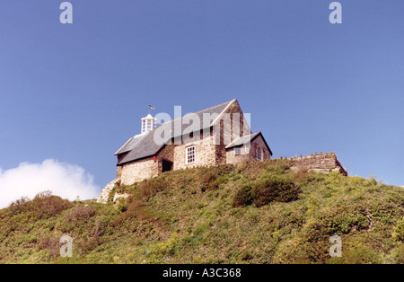 Église maritime dans la ville d'Ilfracombe North Devon Angleterre GB Royaume-Uni 2002 Banque D'Images