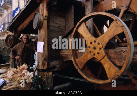La foire aux truffes d'Alba, Italie Banque D'Images
