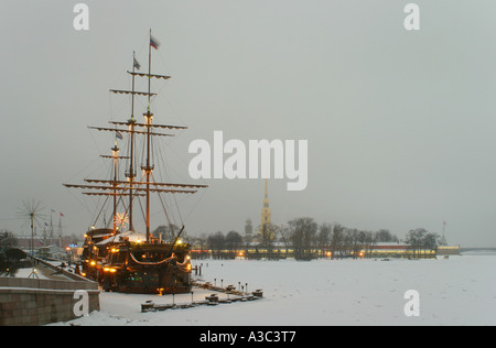 La fortess de St-Pierre et Paul. St.Petersburg. La Russie. Banque D'Images